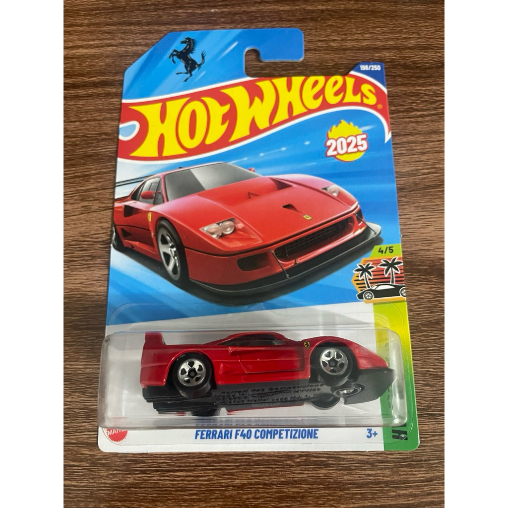 Hot Wheels Ferrari F40 รถโมเดล Competizione
