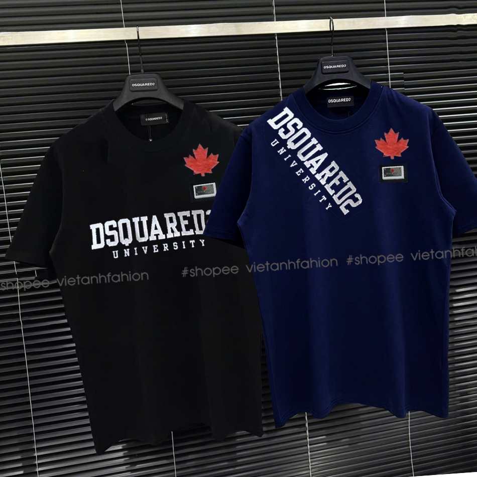 Dsq เสื้อยืดแขนกุดแบบไขว้ไหล่สําหรับผู้ชายและผู้หญิง เสื้อยืดไหล่ไขว้ dsq รุ่นใหม่ล่าสุด สินค้ามาตรฐ