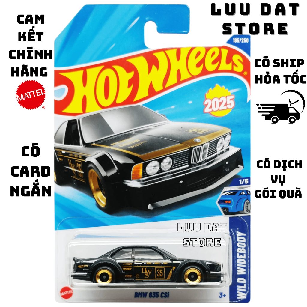 Hot Wheels รถโมเดล BMW 635 CSi