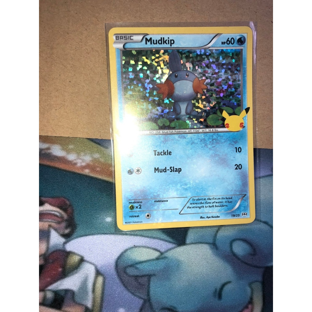 การ์ดโปเกมอน - Mudkip - อังกฤษ - ของแท้ Nintendo