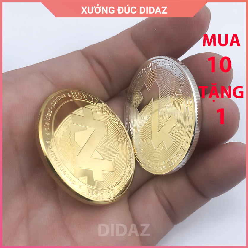 เหรียญ Zcash ZEC Bitcoin สําหรับตั้งโชว์ ครบรอบ ของขวัญ