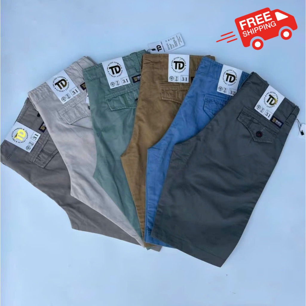 LONG KAKI PANTS ทําจากสีกากีหนา ใส่สบาย และหรูหรา - Menswear/SPORTS KAKI