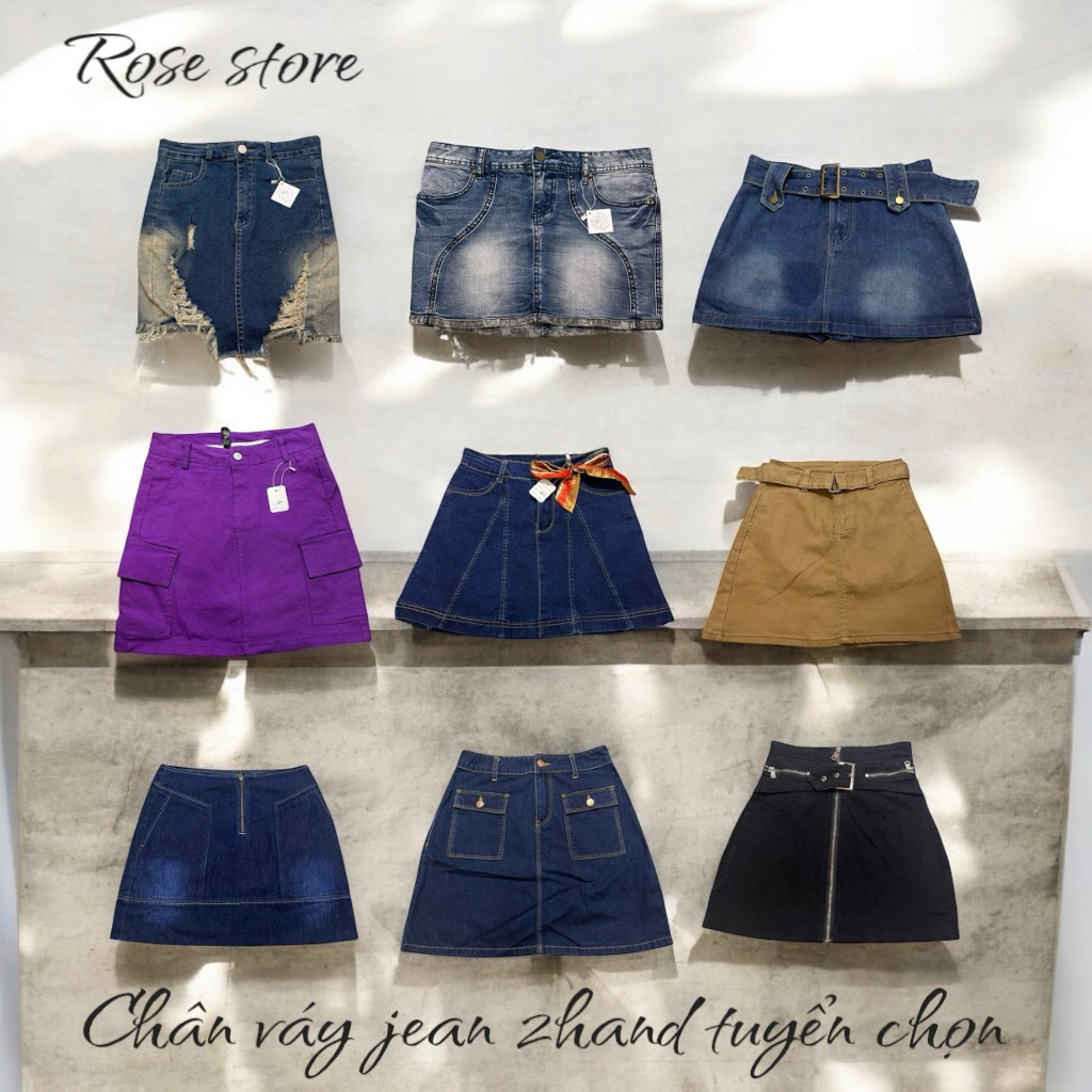 [2HAND]2HAND JEAN SKIRT, SHORT JEAN SKIRT (หลายรุ่น)