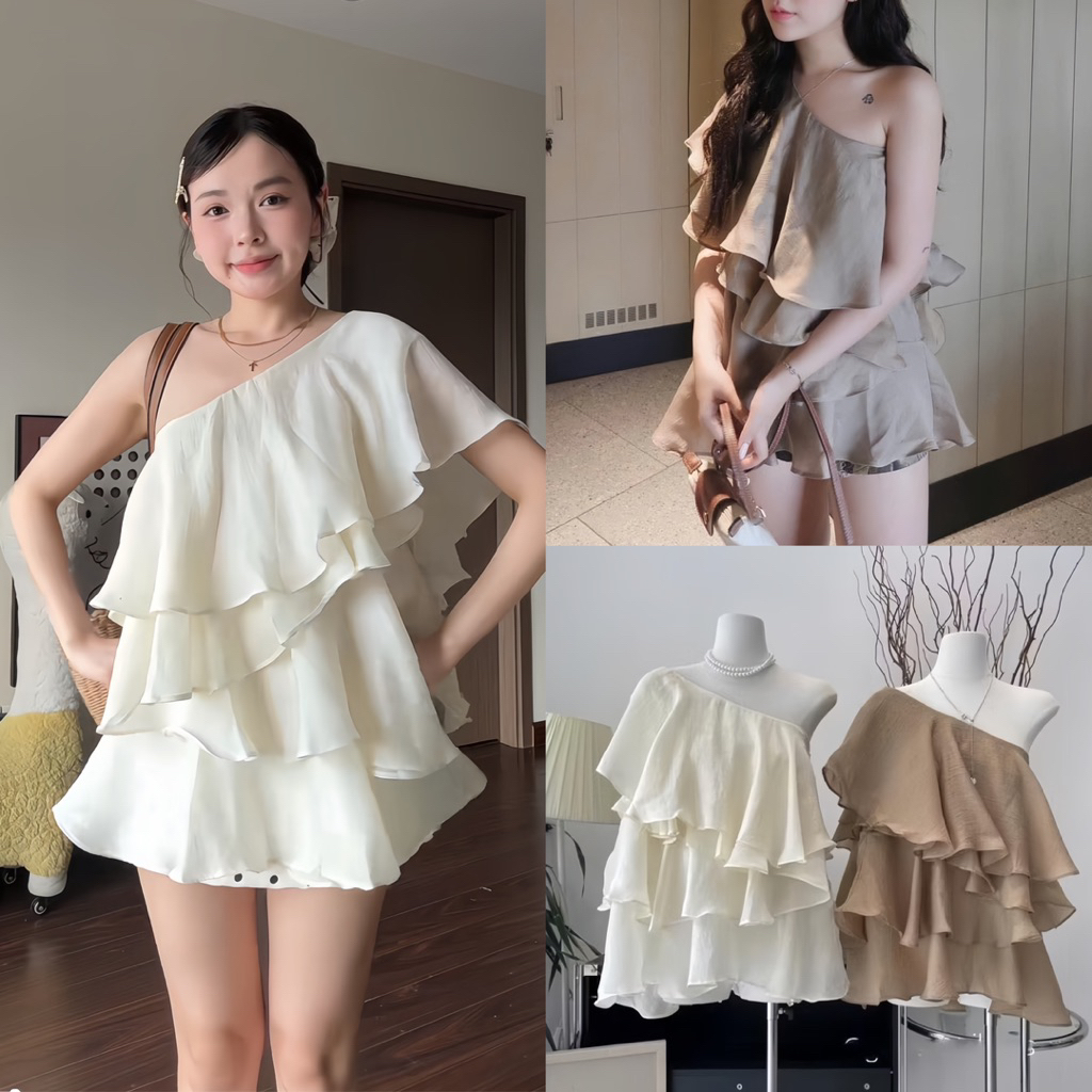 เสื้อไหมพรมเปิดไหล่ชั้นสําหรับผู้หญิง 3 สีสุดตะวันตกเหมาะสําหรับงานปาร์ตี้และคาเฟ่