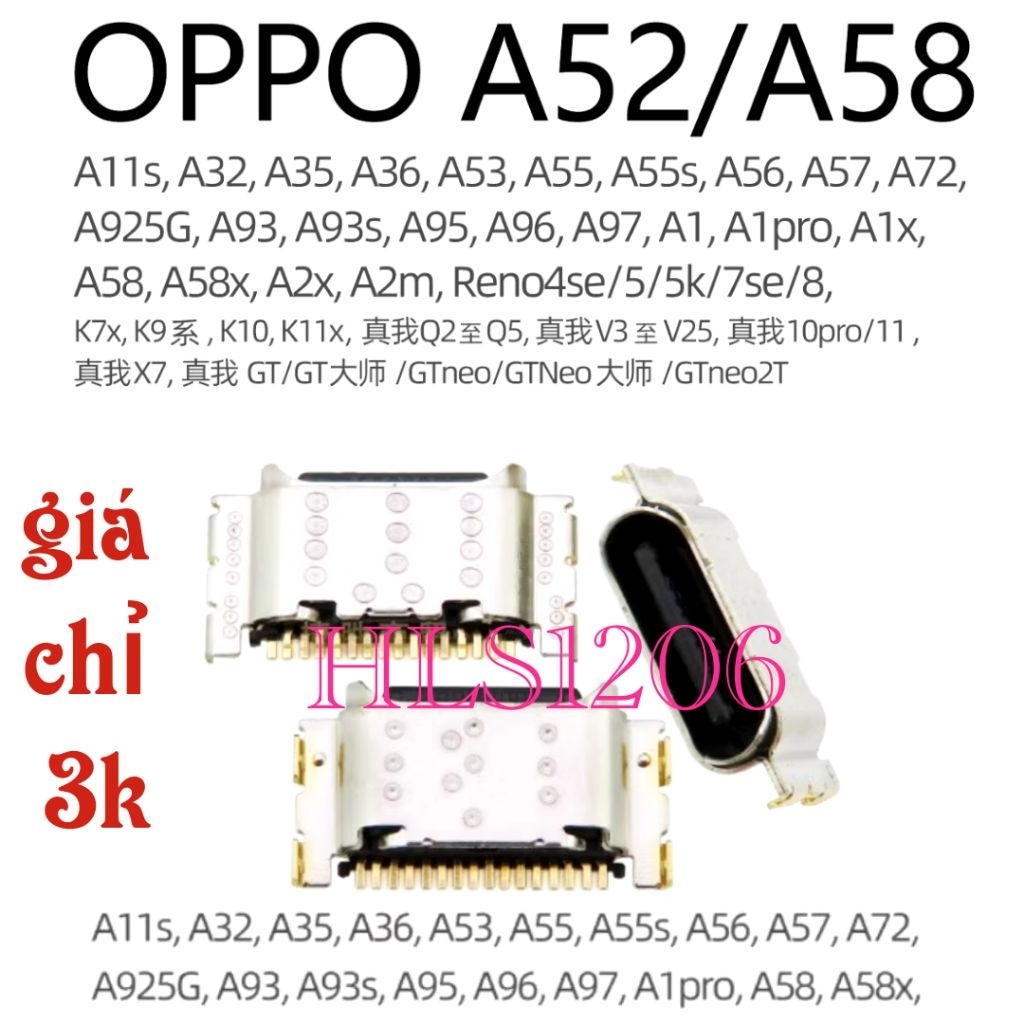20pcs ชาร์จ Pins สําหรับ Oppo A52 A32 A35 A36 A53 A54 A55 A56 A57 A58 A72 A73 A93 A94 A16 A97 K7X K9
