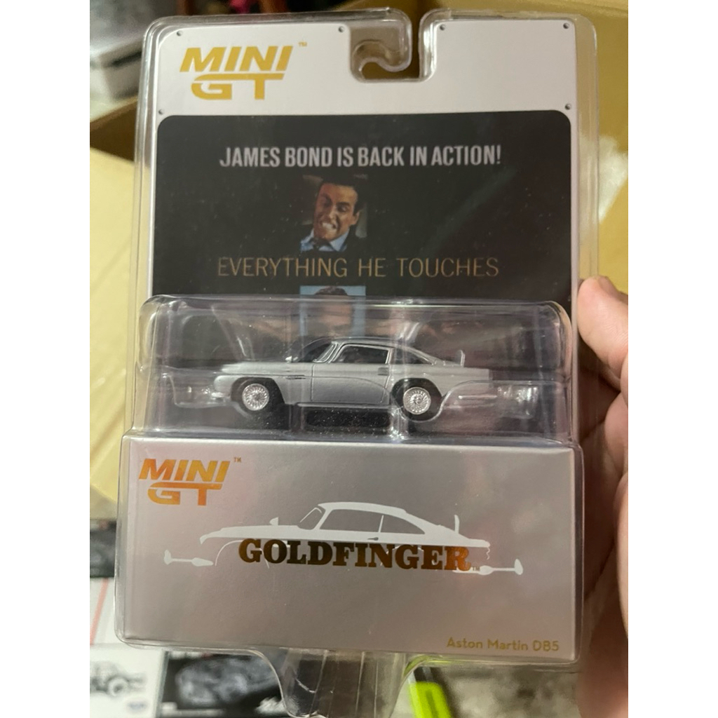 โมเดลรถ Aston Martin DB5 Jame Bond 007 ของแท้ MiniGT สเกล 1:64