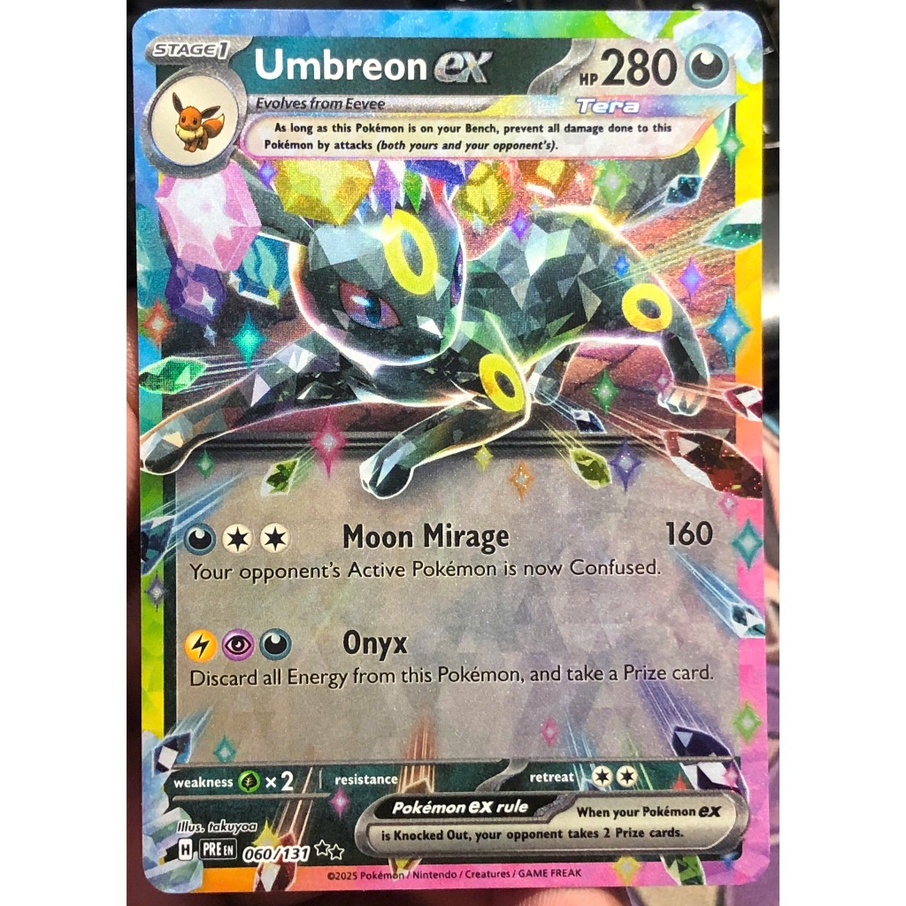 [KW2 Pokemon] [EN] Umbreon ex Card - 060/131 - Ultra Rare