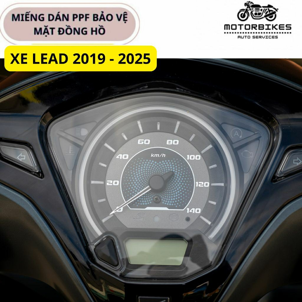 สติ๊กเกอร์ติดรถแบบตะกั่ว สติ๊กเกอร์ PPF ปกป้องแผงหน้าปัดรถยนต์ LEAD 2018 2025 ป้องกันรอยขีดข่วนบนรถต