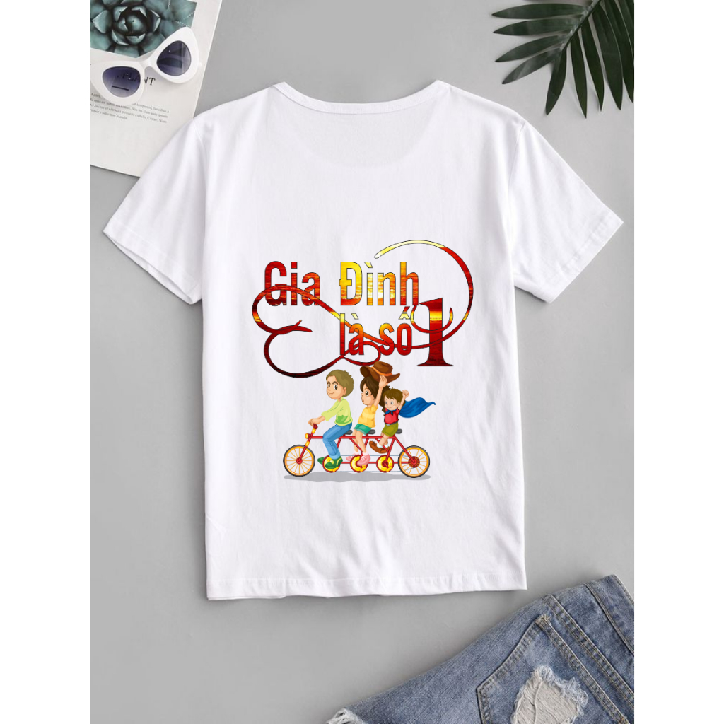 ชุดครอบครัวสําหรับออกไปข้างนอกและการเดินทาง ชุด Family Group ผ้าฝ้ายนุ่มและเย็น รหัส INGD49-INGD56