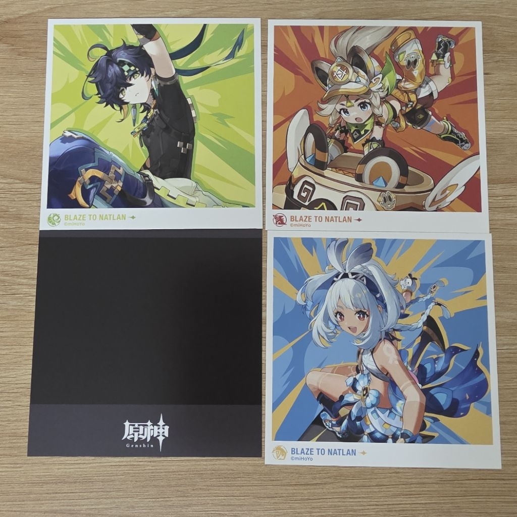 (Collab Limited) Animate x Genshin - การ์ด Bromide Kinich Mualani Kachina - Blaze to Natlan