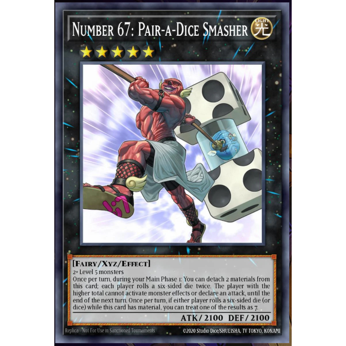 YMS - [การ์ด Yugioh] - [TCG-UK] - JUSH-EN058 - หมายเลข 67: คู่-A-Dice Smasher
