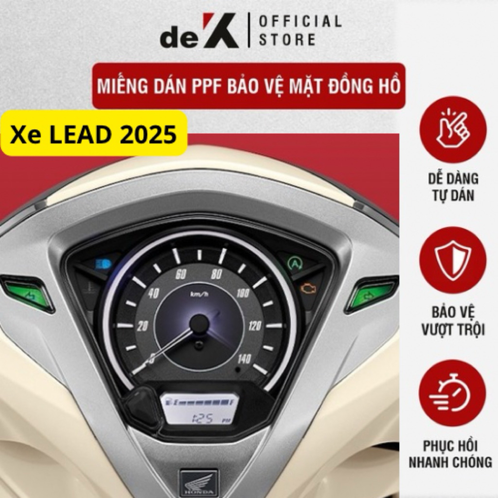 ตะกั่ว 2025 - 2026 สติ๊กเกอร์ติดรถ สติ๊กเกอร์ Ppf ปกป้องแผงหน้าปัด honda Lead 2018 2025 ป้องกันรอยขี