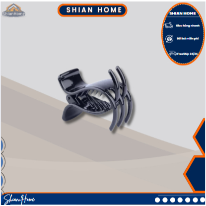 (1 LOT OF 12 PCS - BLACK 5-TETH HAIR CLIPS) กิ๊บติดผมผู้หญิงสวยน่ารัก  TFX