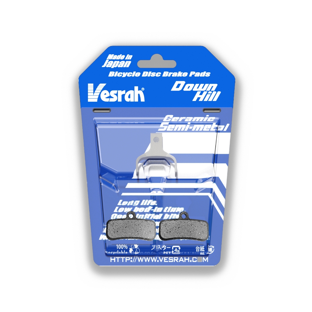Vesrah BP-034DH ดิสก์เบรกจักรยานสําหรับ Shimano 4 pis DEORE XT, SLX, DEORE, SAINT, ZEE เบรค