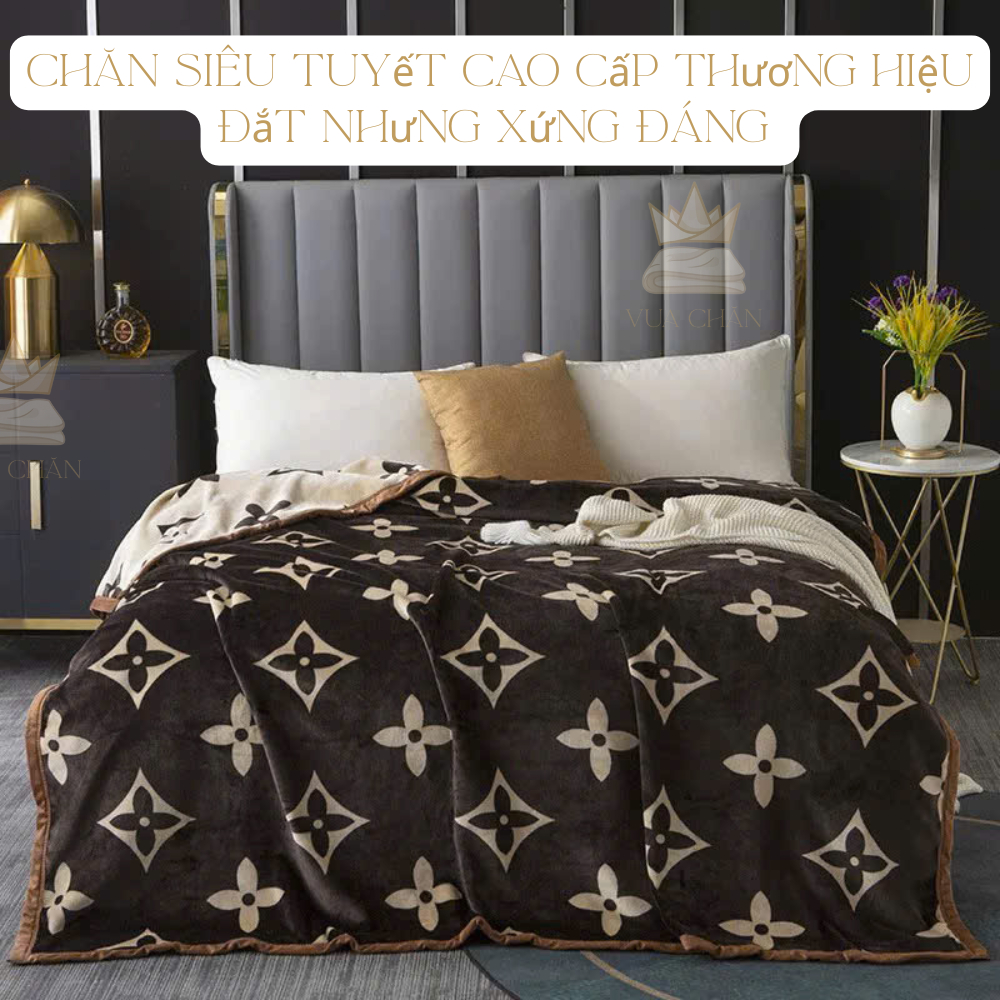 KING OF BLANKET - ผ้าห่มกํามะหยี่แบรนด์พรีเมี่ยม 400GSM - ขนาด 200cmx230/ 2.6KG