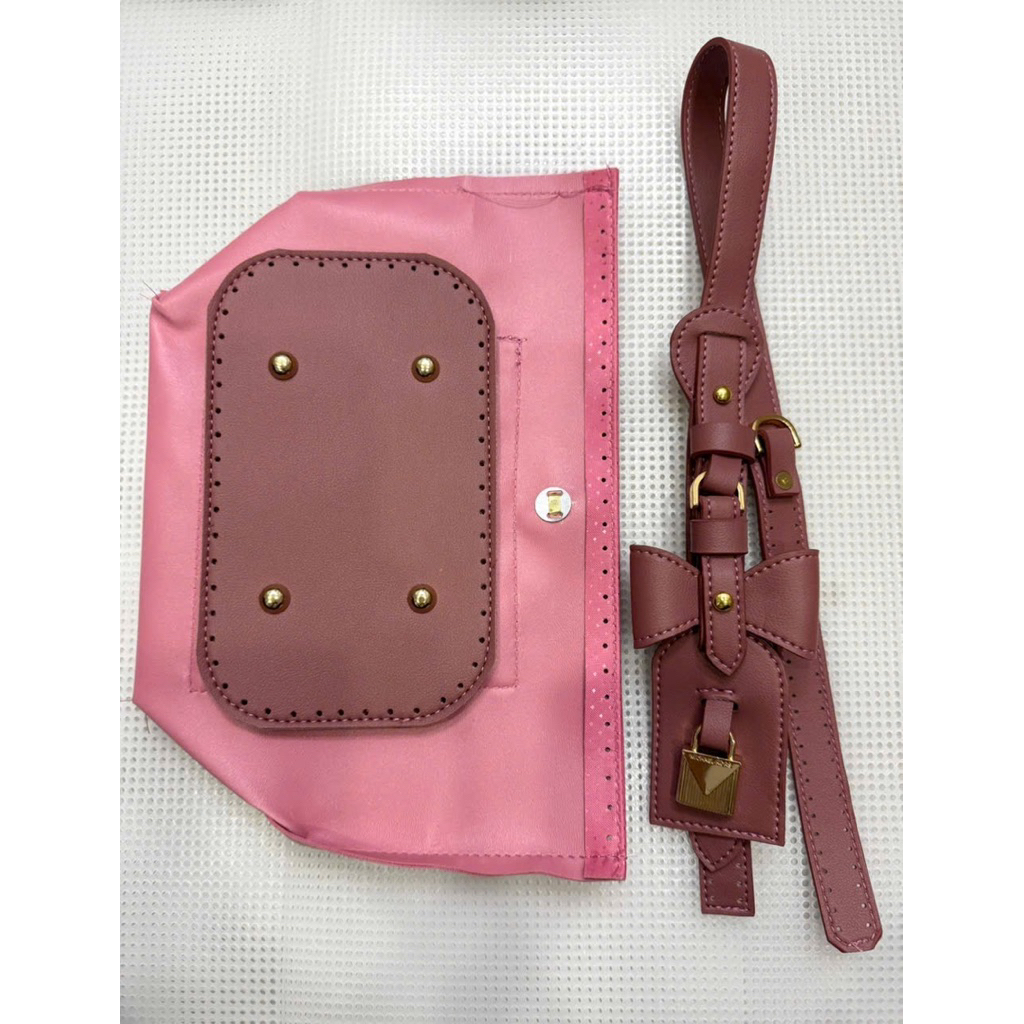 กระเป๋าหนัง PU Set ALWAYS FUN มีโบว์ (โบว์ LV) - รูปที่ 5