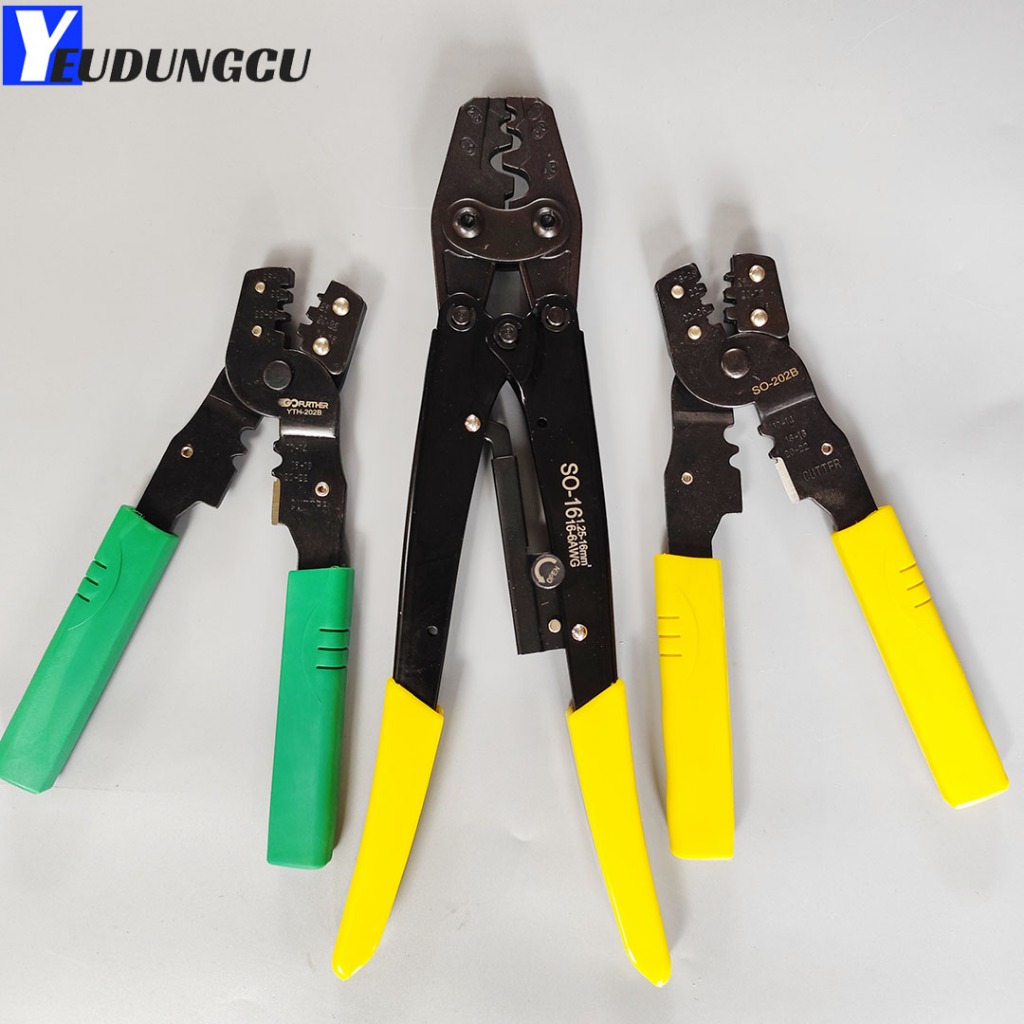 Cos คีมกดลวดมัลติฟังก์ชั่น YTH-202B / SO-202B / SO-16 – Core Press 0.08–16mm2