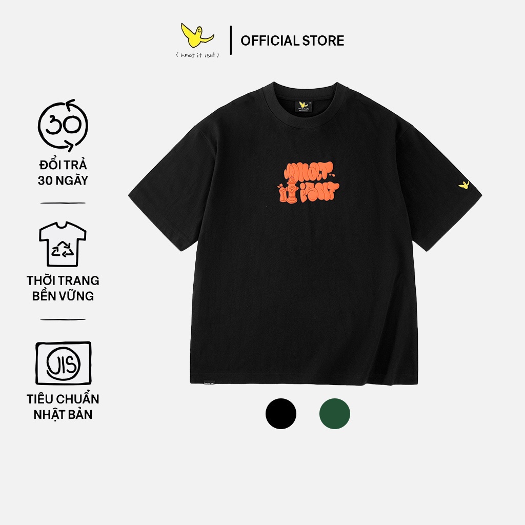 เสื้อยืด Wii Cotton Throwie - isNt