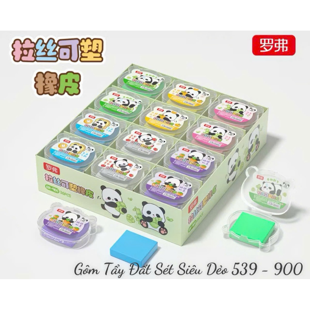 Combo 5c Super Flex Clay Eraser 539 - 900