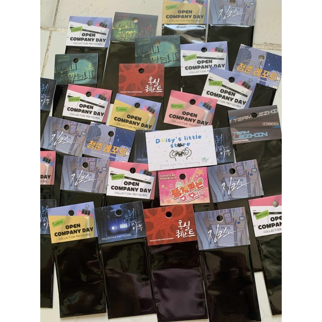 [PACK RANDOM CARD] รวมแพ็คการ์ดสุ่ม Lezhin Bomtoon Toonque Mrblue Manhwa Boylove