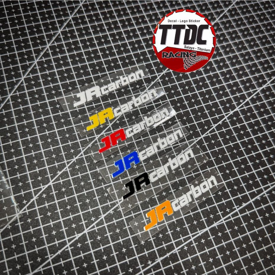 JR Carbon Thailand uv Sticker หลากสี ใหม่ 2025