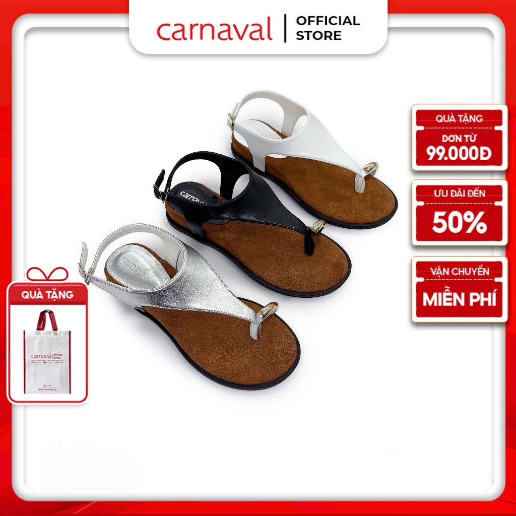 รองเท้าแตะผู้หญิง Carnaval - ตาไก่โลหะแฟชั่น - VS168