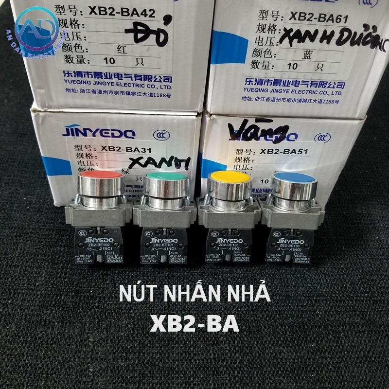 ปุ่มกดปล่อย XB2-BA, XB2-BA31 (NO), XB2-BA42 (NC), XB2-BA51 (NO), XB2-BA21 (NO)
