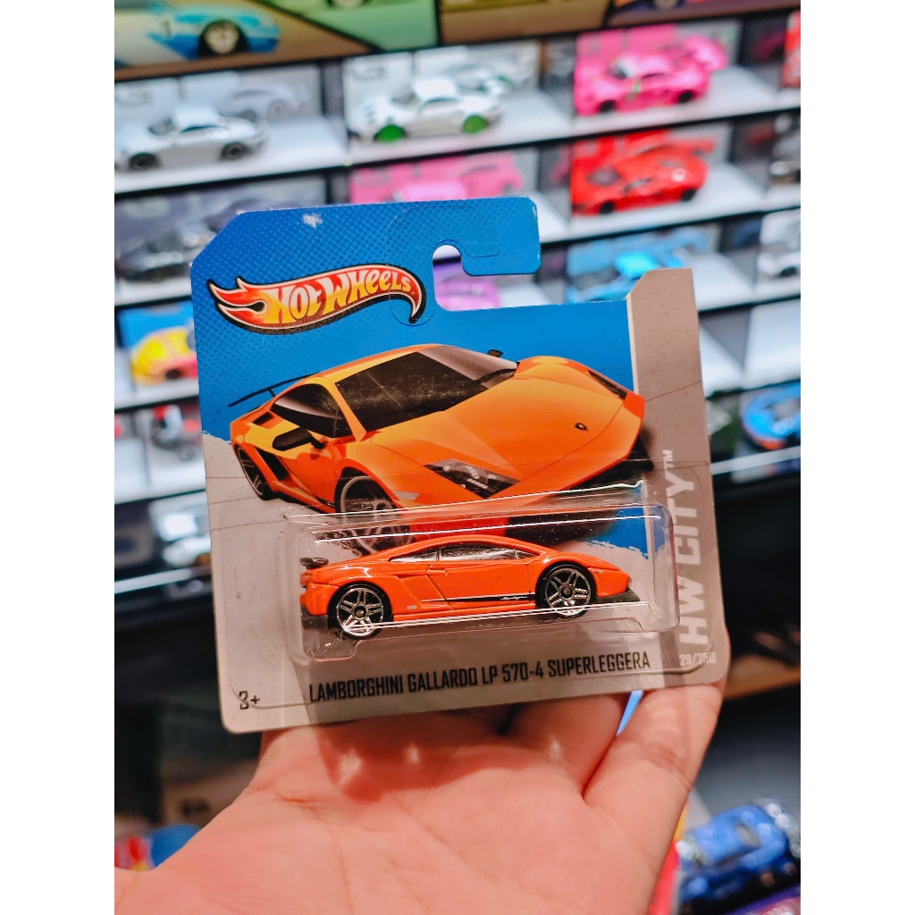 Hot Wheels Lamborghini Gallardo LP 570-4 Superleggera (สีส้ม)