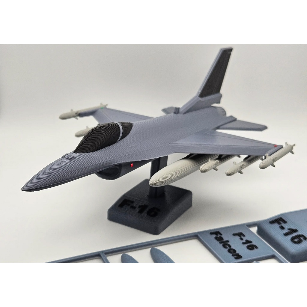 F-16 Fighting Falcon เครื่องบินรบโมเดลทหารตกแต่ง