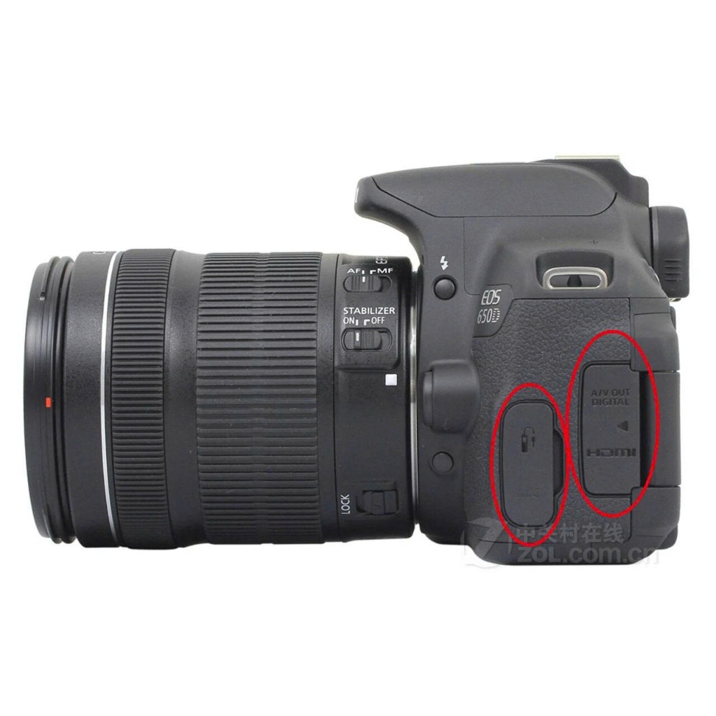 ยางพอร์ต USB สําหรับ Canon 650D/700D/750D - Tuong Duy Digital