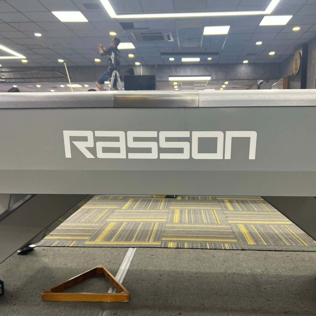 สติ๊กเกอร์ - โลโก้สติ๊กเกอร์บิลเลียด TABLE ตกแต่งด้วยแบรนด์ Diamond - RASSON - Predator - Cuetec - M