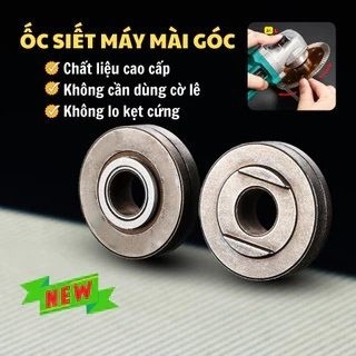 🏵️🏵️ (Mới nâng cấp)Ốc siết nhanh máy mài góc ren M10, dùng cho máy mài - Phụ kiện gắn đá cắt, đá mài lắp nhanh không kẹt