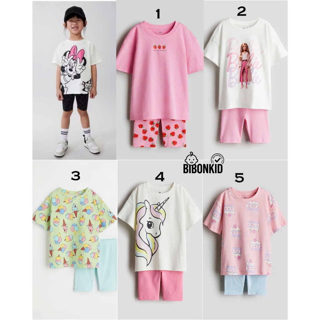[Bibonkid] ชุดเลกกิ้งเด็ก HM US/JAPAN ขนาดตั้งแต่ 1.5-2y ถึง 9-10y