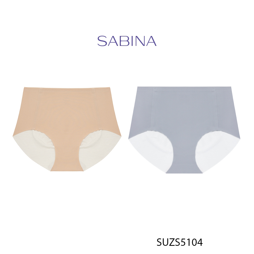 Combo 2 กางเกงใน Zone By Sabina SUZS5104 กางเกงชั้นในเอวสูงเอวสูงไร้รอยต่อเอวสูง
