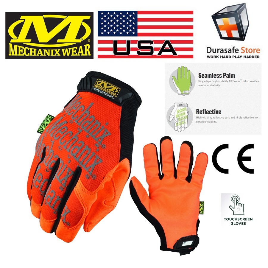 MECHANIX SMG-99 Safety Original Glove ถุงมือสีน้ําเงิน Hi-Viz