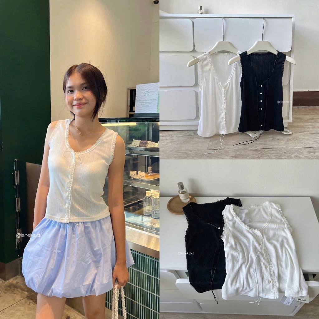 WG.WE W3416 เสื้อกล้าม Laneko 2 สี