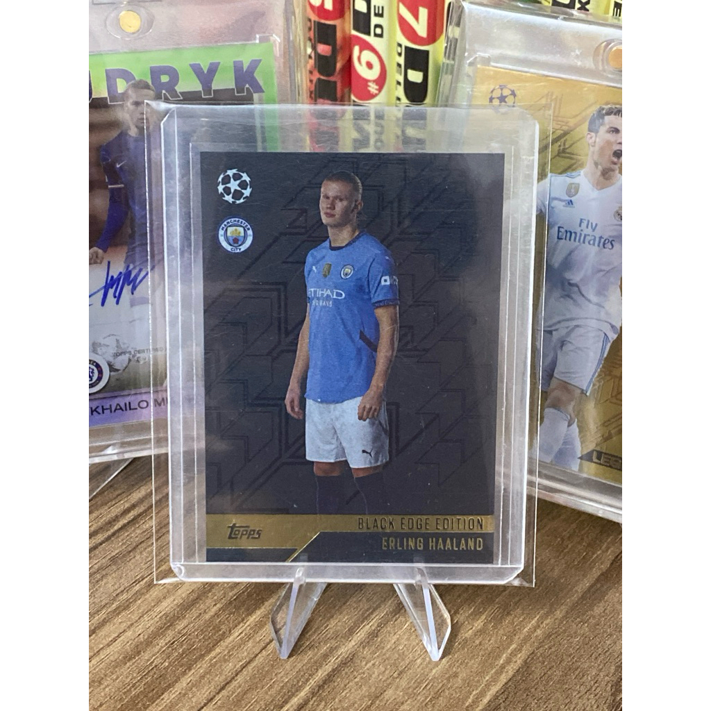 Erling Haaland Match Attax 2024/25 Manchester City Black Edge Edition Player Card