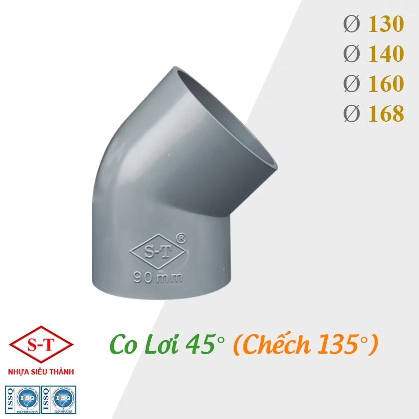 Co Float 45, Chech 135 PVC phi 168 - 160 - 140 - 130 { SUPER THANH อุปกรณ์ประปา }