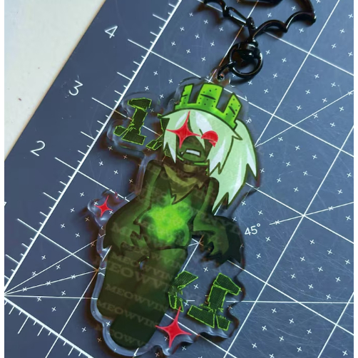 SHEDLETSKY 1x1x1x1 FORSAKEN พวงกุญแจอะคริลิค roblox 4 นิ้ว