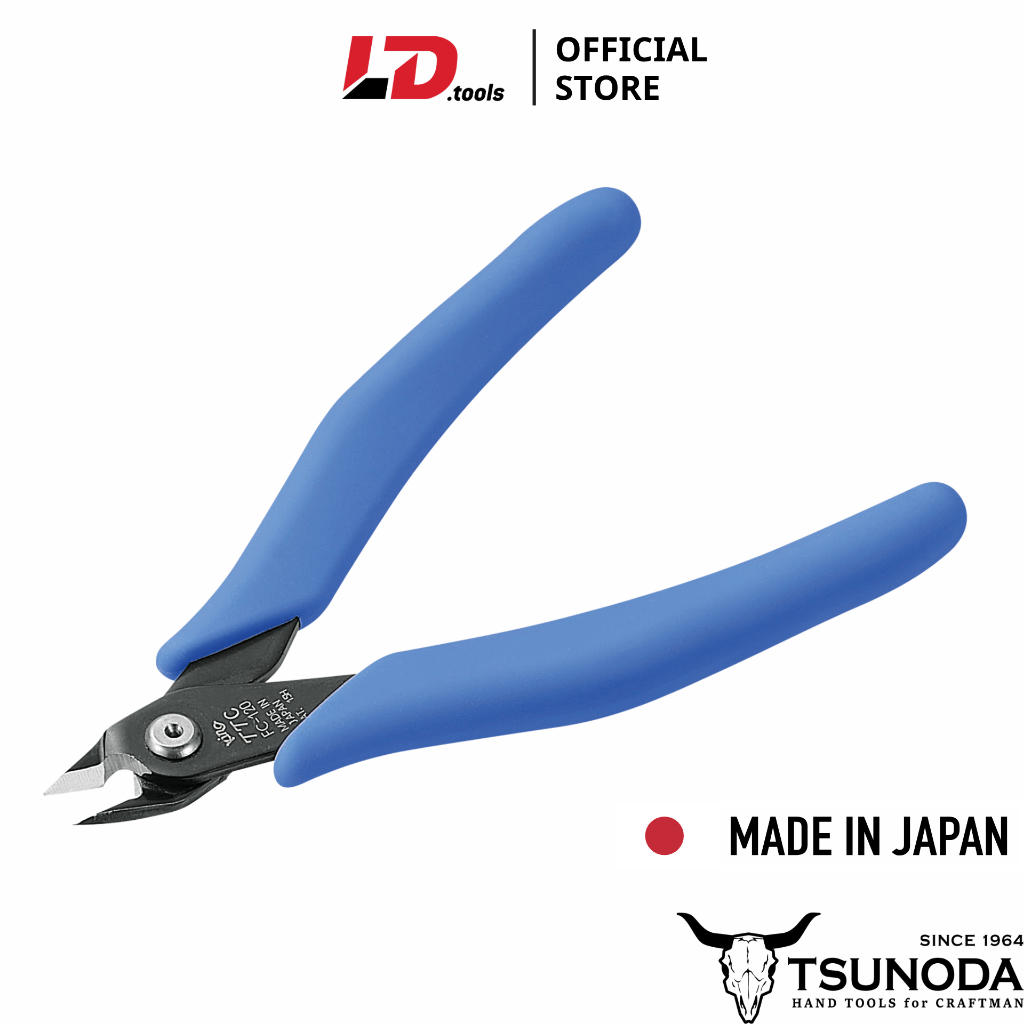 Tsunoda Japan 120mm FC-120 คีมตัดส่วนประกอบ - ผลิตในญี่ปุ่น
