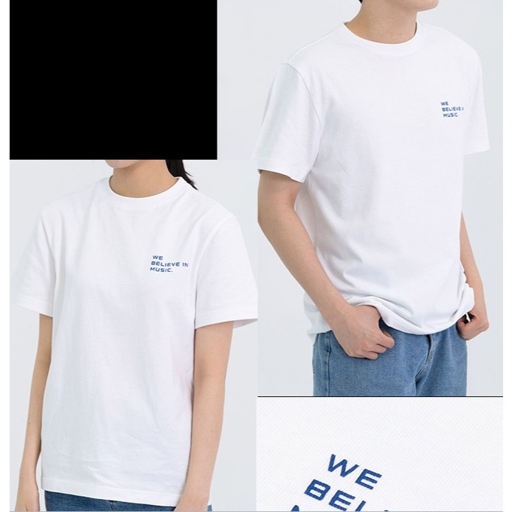 เสื้อยืด Unisex ผลิตในเกาหลี HA5134