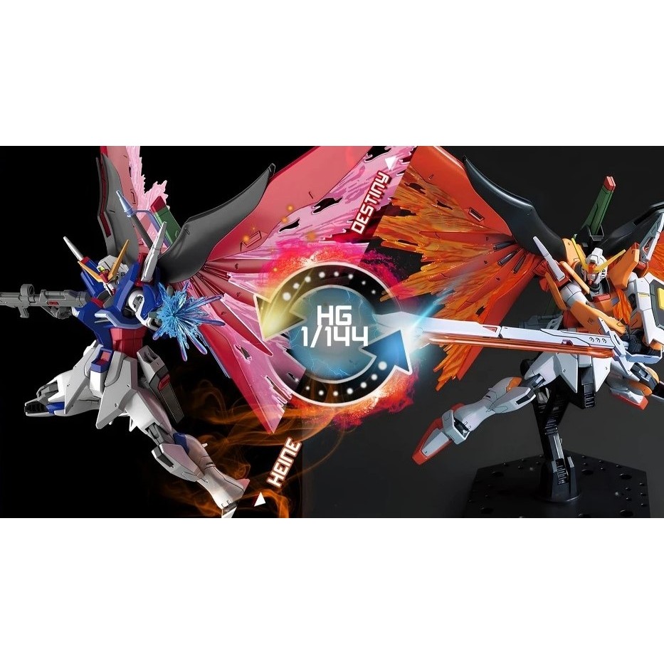 HG AC 224 Destiny / 226 Destiny Heine Assembly Model (พร้อมฐานและเอฟเฟกต์)