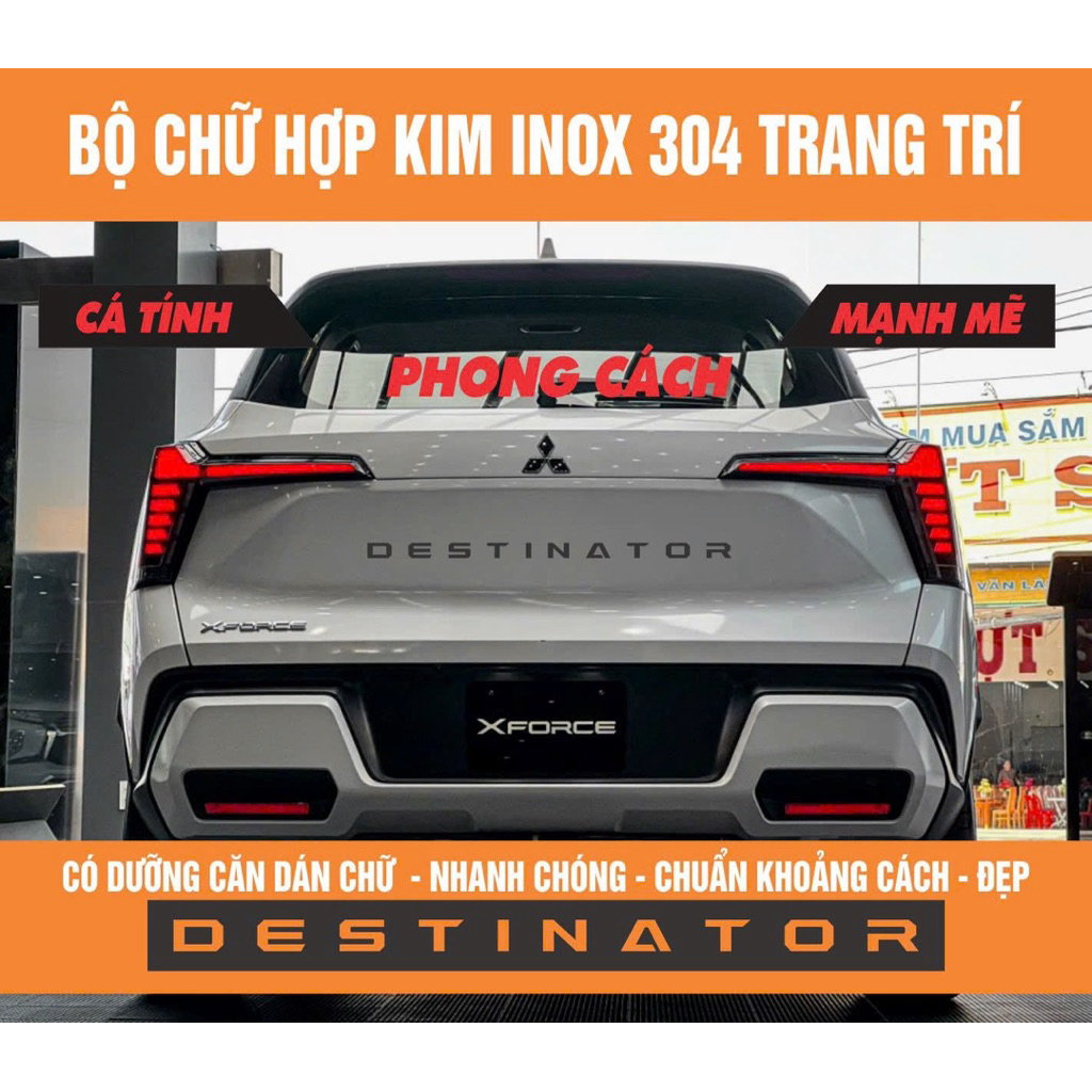 Xforce คํา DESTINATOR ตกแต่งรถ Xforce อุปกรณ์ตกแต่งรถยนต์