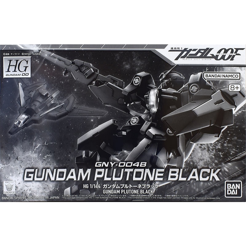 P-BANDAI รุ่น HG 00 1/144 GNY-004B GUNDAM PLUTONE BLACK