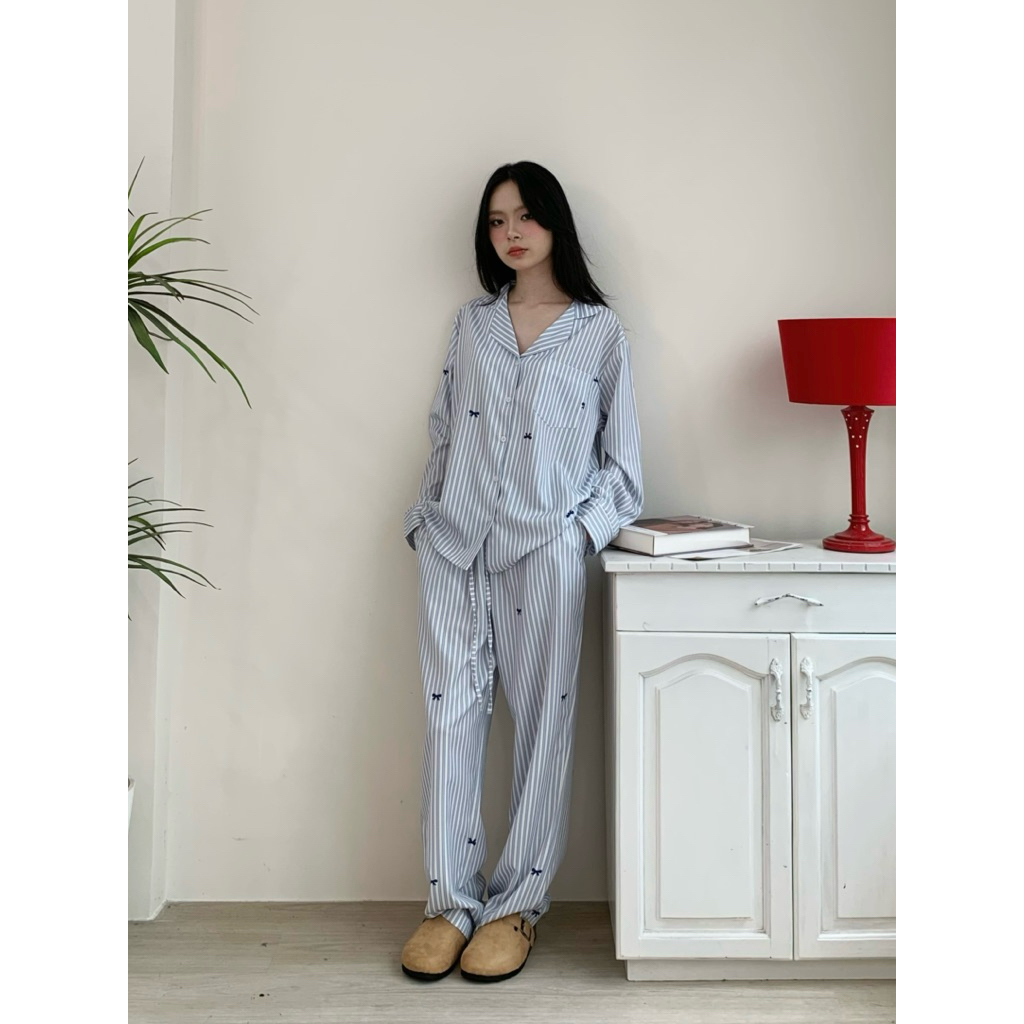 LONG SLEEVE PYJAMA SET - BEAUTIFUL SLEEP, LUXURY HOME WEAR