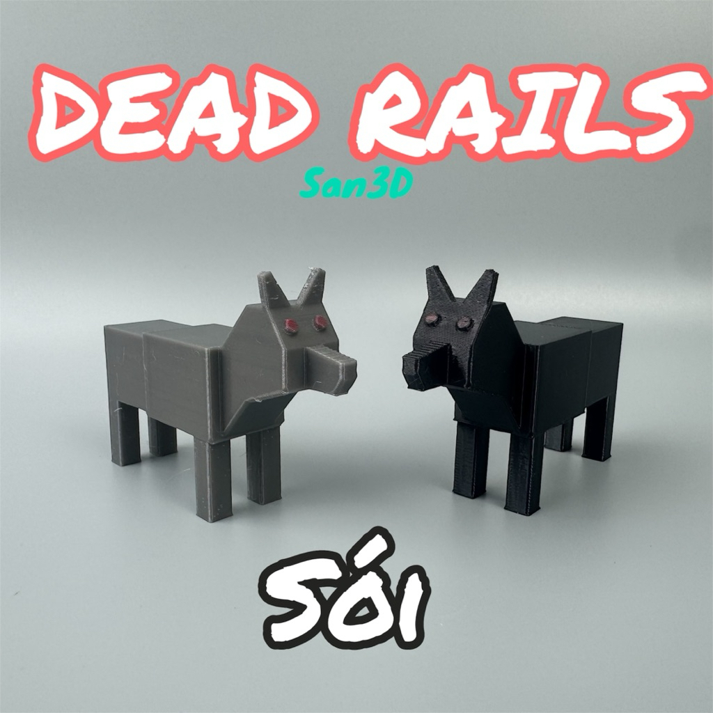 Deal Rails - Dead Rails โมเดลหมาป่า - ตลกสุด ๆ ตัวละครที่ไม่ซ้ําใคร