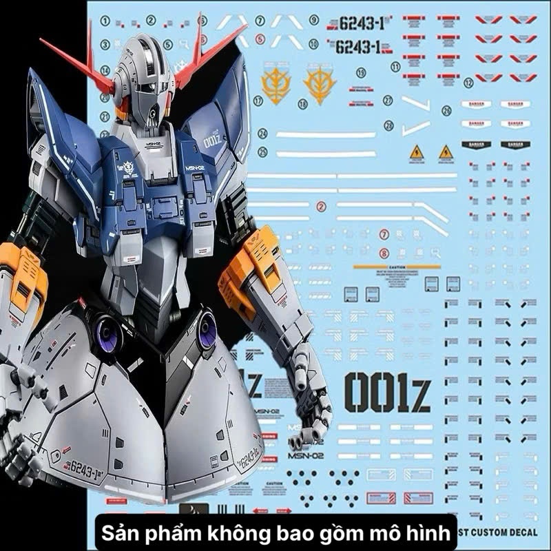 [Ghost/G-rework] RG Zeong Model Water Decal/Decal