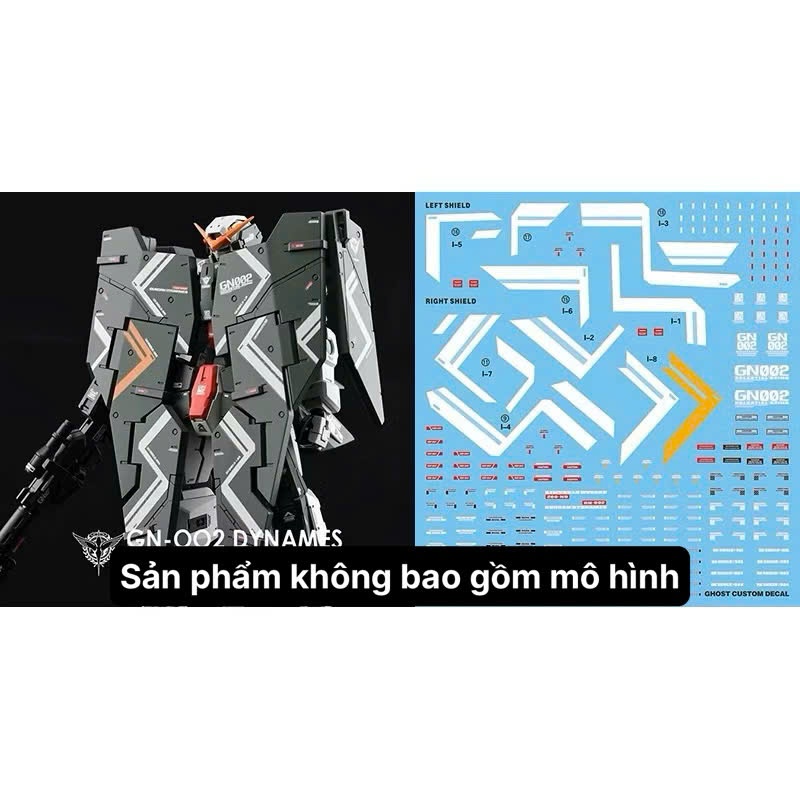 [Ghost/G-rework] MG Dynames Gundam Model Water Decal/Decal