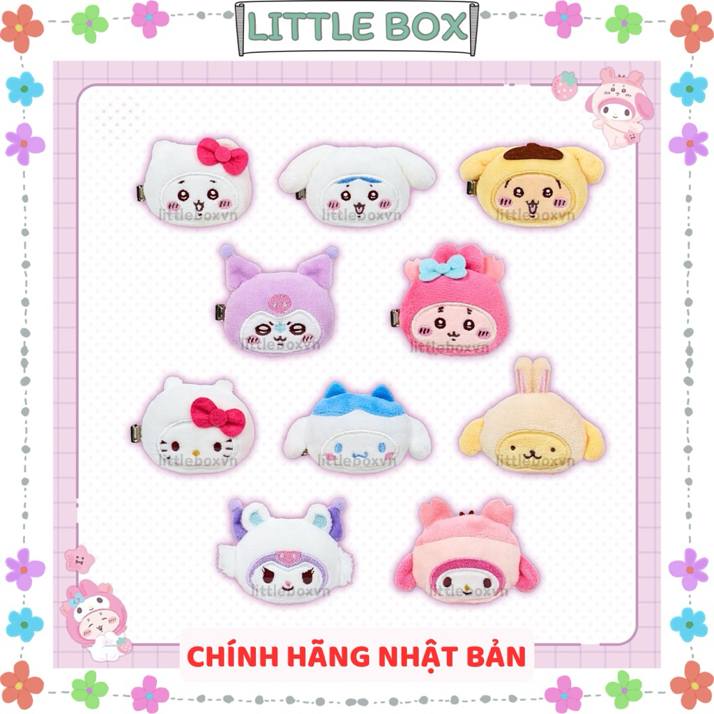 [ของแท้จากญี่ปุ่น - มีจําหน่าย] กิ๊บติดผม Sanrio x Chiikawa Secret - กิ๊บติดผม Sanrio x Chikawa digi