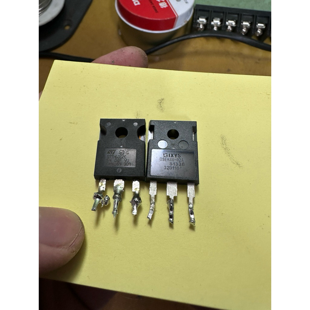 [ZXD2400 v4.3] ส่วนประกอบ. Mosfet 35N60CFD . ไดโอด DSEC60-04A . DSEC60-02A . 35N60C3
